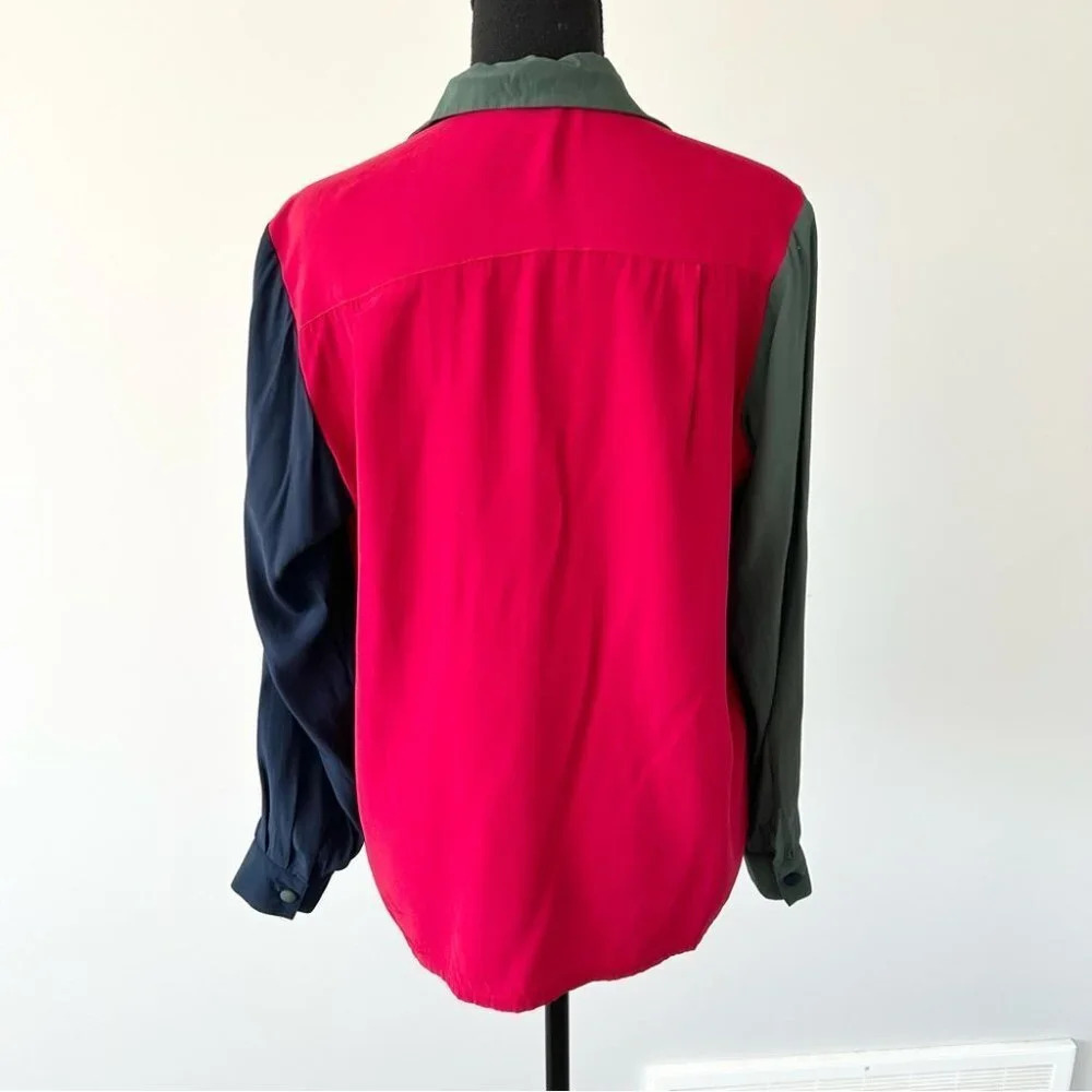Vintage Eric Alexandre Colorblock Button Down Shirt - Picture 3 of 15